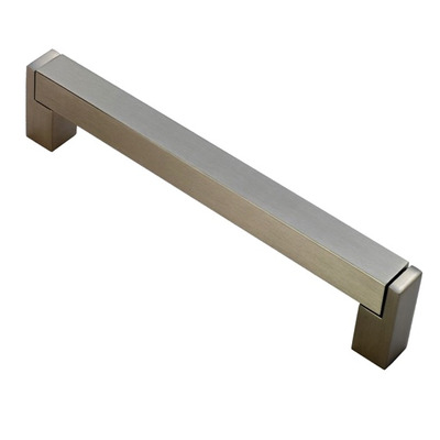 Carlisle Brass Fingertip Square Section Cabinet Handle (Multiple Sizes), Satin Nickel - FTD3550SN SATIN NICKEL - 320mm c/c