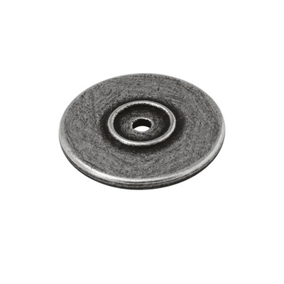 Finesse Lipped Backing Plate (38mm Diameter), Pewter - PBP008 PEWTER - 38mm DIAMETER