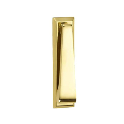 Croft Architectural Plain Door Knocker, Various Finishes Available* - 1750 POLISHED BRASS