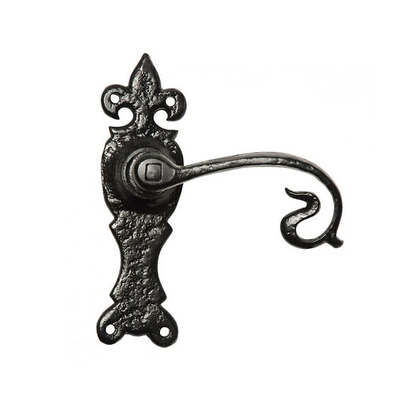 Kirkpatrick Black Antique Malleable Iron Lever Handle - AB2444 (sold in pairs) LATCH