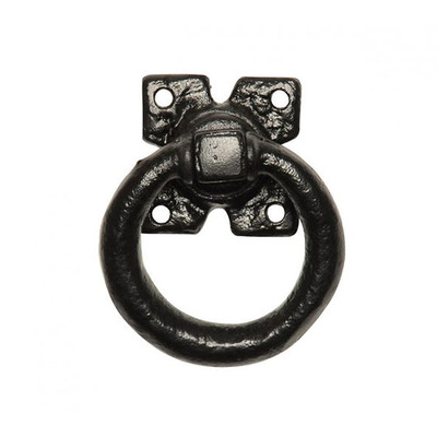 Kirkpatrick Black Antique Malleable Iron Gate latch (76mm Diameter) - AB911 BLACK ANTIQUE - 2"