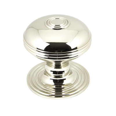 From The Anvil Prestbury Centre Door Knob, Polished Nickel Finish - 90276 POLISHED NICKEL