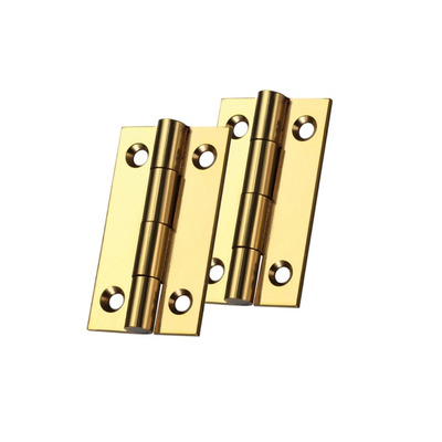 Zoo Hardware Top Drawer Fittings Cabinet Hinges (Various Sizes), Polished Brass - TDF100PB POLISHED BRASS - 50mm x 28mm x 1.5mm