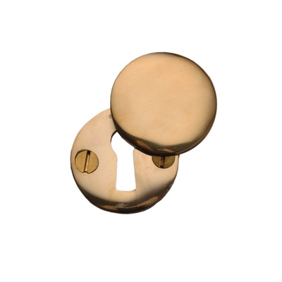 Cardea Ironmongery Standard Profile Covered Escutcheon, Unlacquered Brass - AA194UNL UNLACQUERED BRASS