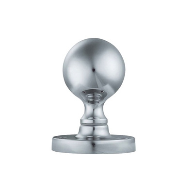 Carlisle Brass Manital Victorian Ball Mortice Door Knob, Polished Chrome - M48CP (sold in pairs) POLISHED CHROME