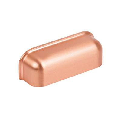 Hafele Odessa Cupboard Cup Handles (64mm OR 128mm c/c), Brushed Copper - 151.40.662 BRUSHED COPPER - 64mm c/c