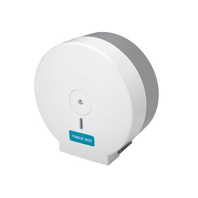 Access Hardware Drum Toilet Roll Holder, White Plastic - T621W WHITE
