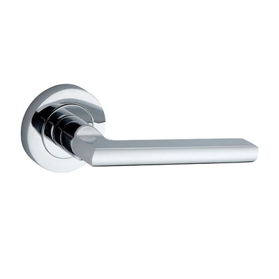 Spira Brass Drox Lever On Rose, Polished Chrome - SB1306PC (sold in pairs) POLISHED CHROME