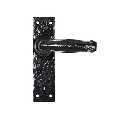 From The Anvil Classic MG Door Handles (150mm x 38mm), Black - 46574 (sold in pairs) BATHROOM
