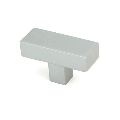 From The Anvil Albers T-Bar Cabinet Knob (50mm x 20mm), Satin Chrome - 50722 SATIN CHROME
