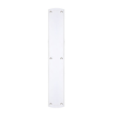 Zoo Hardware Fulton & Bray Solid Brass Large Finger Plate (457mm x 76mm), Polished Chrome - FB119CP POLISHED CHROME - 457mm x 76mm