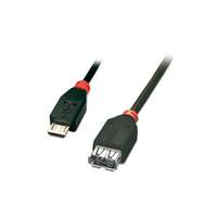 Image of Lindy 1m USB 2.0 Type Micro-B to A OTG Cable