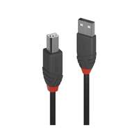 Image of Lindy 0.2m USB 2.0 Type A to B Cable, Anthra Line