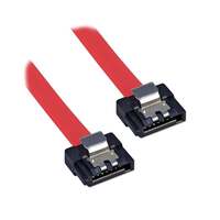 Image of Lindy 0.2m Low Profile Latching SATA Cable