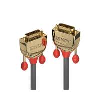 Image of Lindy 15m DVI-D Single Link Cable, Gold Line