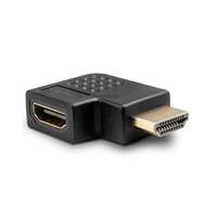 Image of Lindy HDMI 90 Degree Right Angled Adapter, Black