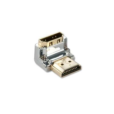Lindy CROMO HDMI Male to HDMI Female 90 Degree Right Angle Adapter - D