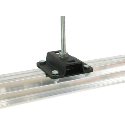 Doughty Studio Rail 60 Ceiling Bracket - 25mm With Rail Clamps