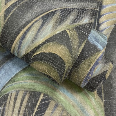 Khalili Wallpaper Raffia Navy Holden 65941
