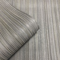 Image of Venezia Stripe Wallpaper Grey Muriva M66519
