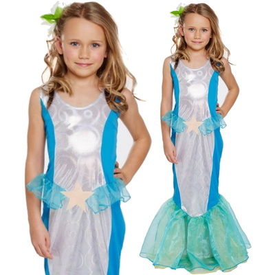 Girls Ariel Little Mermaid Book Day Fancy Dress Costume 10-12 Years