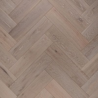 Riviera Click 14/3 x 150mm White Washed Oak Herringbone Engineered Wood Flooring
