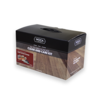 WOCA Clean & Care Maintenance Kit – Natural Oiled Wood Flooring