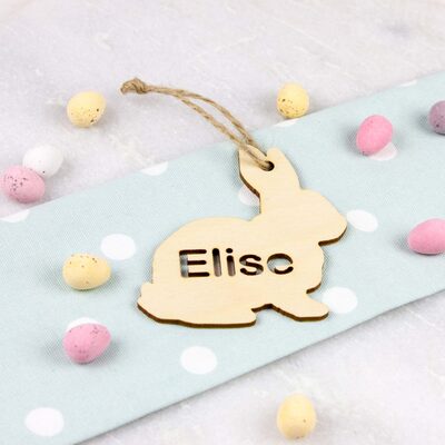 Personalised Easter Rabbit Decoration
