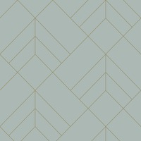 Sander Geometric Sky / Gold Wallpaper Fine Decor FD26547