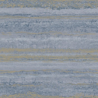 Strata Marble Wallpaper Blue / Gold World of Wallpaper 3101