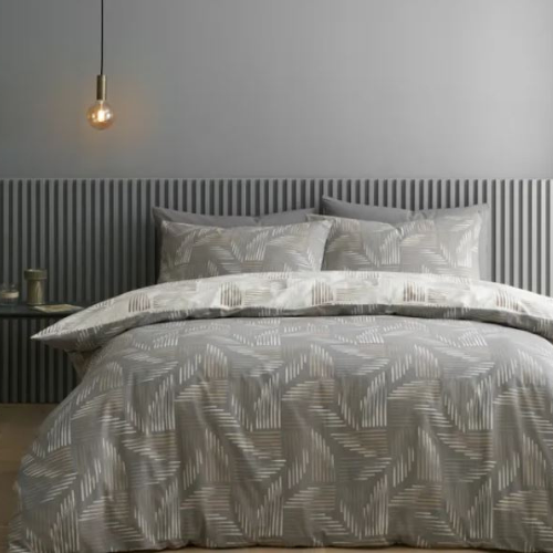 100% Cotton Scandi Natural Extra Large Single Duvet Cover Set