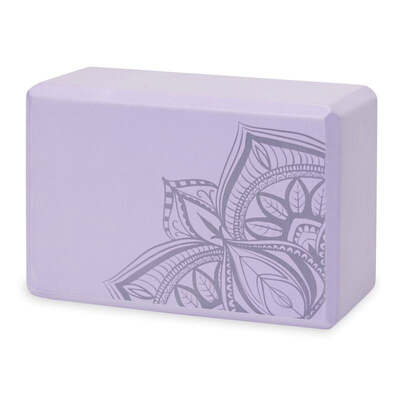 Gaiam Lilac Point Foam Yoga Cube - Purple
