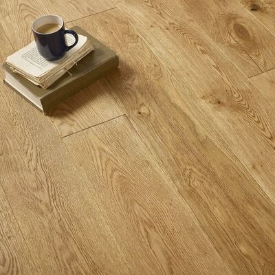 Lusso Novara Luxe Natural Brushed UV Lacquered Oak Engineered Wood Flooring – Lusso