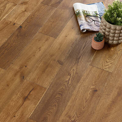 Lusso Novara Smoked Brushed & Lacquered Engineered Oak – Lusso