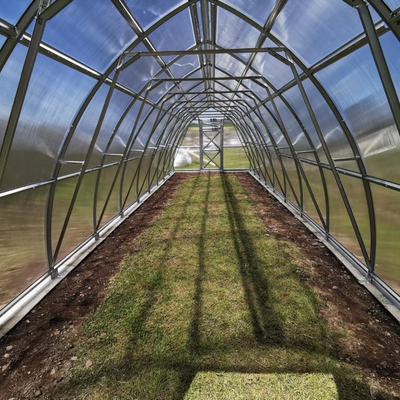 Polytunnel Greenhouse Polycarbonate 6mm Arrow 2.6m Wide