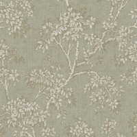 Hawthorn Trail Textured Blown Vinyl Wallpaper Sage Green Holden 76011