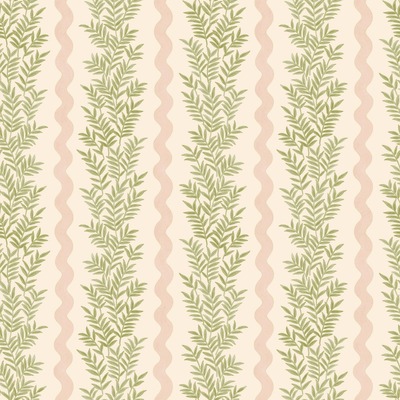 Foliage Stripe Wallpaper Cream / Blush Holden 13960

