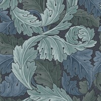 William Morris At Home Acanthus Wallpaper Blue 124225
