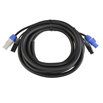 5 Pin XLR and Powercon Combi Cables DMX Lighting 15 Amp 5m Length