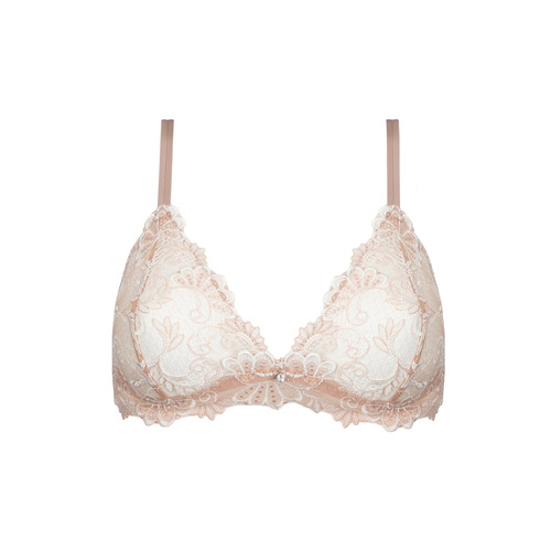 Lise Charmel Dressing Floral Non Wired Bra - Ambre Nacre
