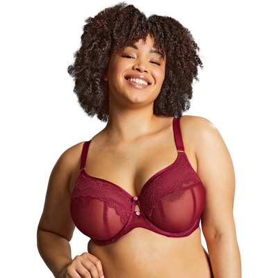 Sculptresse by Panache Natalia Full Cup Bra - Bordeaux Red - 34G
