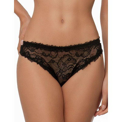 Lise Charmel Soir De Venise Italian Brief - Noir Diamant - 2XL - 18

