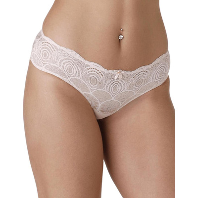 Wonderbra Refined Glamour Shorty Brief - Pearl Beige - M - 12