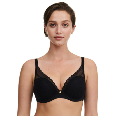 Chantelle Norah Chic Plunge T Shirt Bra - Black