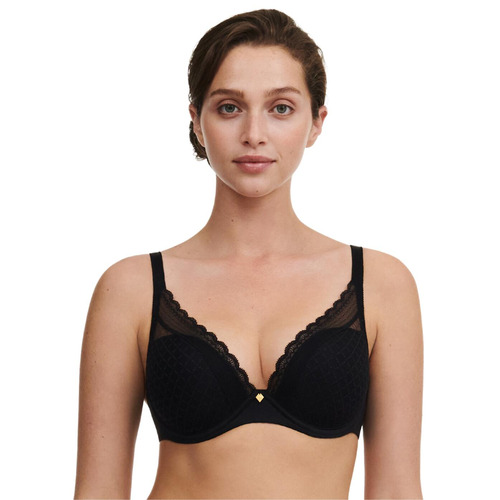 Chantelle Norah Chic Plunge T Shirt Bra - Black