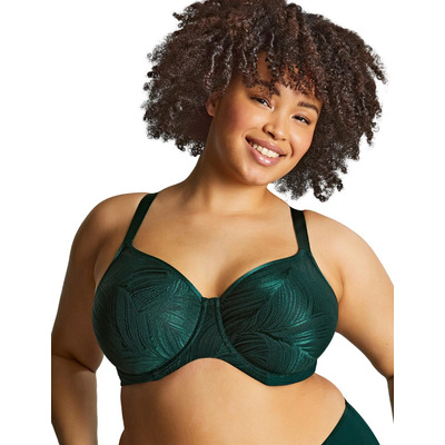 Sculptresse by Panache Illuminate Moulded Non Padded Bra - Dark Green - 34E
