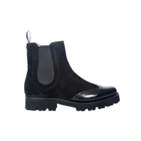 Jessie – Black Suede / Black Polish Wing, 4 / D