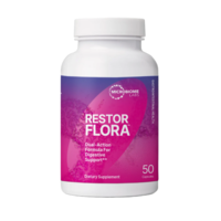 RestorFlora | Spore + Yeast Probiotic | 50 Capsules