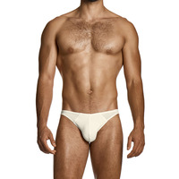 Modus Vivendi Cotton & Linen Low Cut Brief - Off White