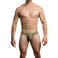 Andrew Christian Happy Cotton Brief - Olive
